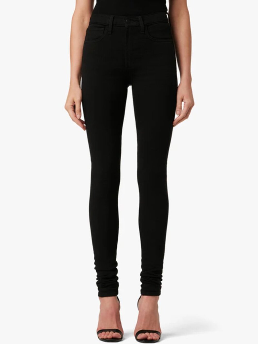 Joe’s Jeans THE TWIGGY TALL HIGH RISE SKINNY in Black size 26